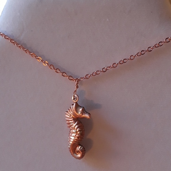 NWT Vintage Seahorse with patina Chocker - Picture 2 of 3